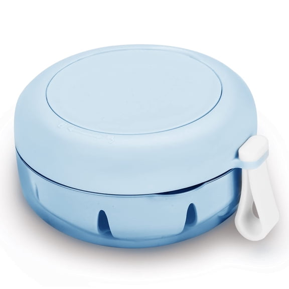 Denture Case, Definitely No-Leak Denture Bath Box for Traveling Perfectly, Denture Cup with Strainer & Magnetic Mirror,Completely Clean Care for Retainer, Mouth Guard,