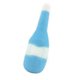 thumbnail image 3 of Juguete de peluche para mascotas, forma de botella de vino, resistente a las mordeduras, alivio del aburrimiento, molienda de dientes, juguete para masticar para perros, azul cielo, 3 of 5