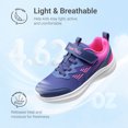 thumbnail image 2 of DREAM PAIRS Kids' Tennis Shoes, Lightweight Running Sneakers with Hook-and-Loop Closure, Breathable Non-Slip Athletic Shoes for Boys and Girls, 2 of 5