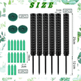 thumbnail image 2 of Monstera Trellis, Moss Stick, 6 Pieces Plant Stake, Indoor Plants Coconut, Plant Stake, Moss Pole, Climbing Aid, 2 of 6