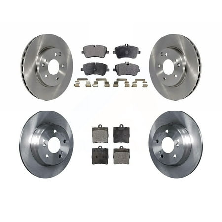 Front Rear Disc Brake Rotors And Ceramic Pads Kit For Mercedes-Benz ...