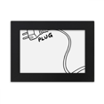 thumbnail image 1 of Plug Line Hand-drawing Paint Desktop Photo Frame Ornaments Picture Art Painting, 1 of 3