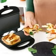 thumbnail image 2 of Bene Casa Black Nonstick Flat Grill Sandwich Press, 2 of 11