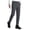 Dark Gray, variant on Men Solid Color Dry Pants Pleated Pockets Button Waist Fashion Breathable Trousers for Male Sports Outdoor Running Hiking