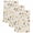 Beige Orange, variant on Flowers Bees Kitchen Towels Set of 3, Farmhouse Spring Botanical Flowers Leaves Absorbent Dish Towels for Kitchen, Microfiber Hand Towel, Quick Drying Tea Towel for Cleaning Decorative Dishcloths