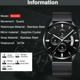 thumbnail image 3 of NIBOSI Watch Men Sport Chronograph Casual Watches Top Brand Waterproof Quartz Wrist Watches Gift For Man Clock Relogio Masculino, 3 of 7