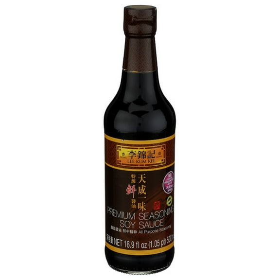 Lee Kum Kee Premium Soy Seasoning Sauce 16.9 fl oz (Pack of 12)