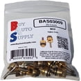 thumbnail image 2 of # BAS03009 (25 Count) M10 Brass A/C Schrader Replacement For MT0065, 59356, 10245619, 4882331, 4L3Z19D701A & More Vehicles, 2 of 2