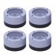 thumbnail image 1 of Almohadilla para los pies Paquete de 4 almohadillas para pies para lavadora, antivibración, antidesl Tomshoo Gris/3.5CM, 1 of 7