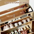 thumbnail image 6 of Wave Shoe Cabinet Slim Entryway Shoe Storage Organizer with 2 Flip Drawers,Slim Fluted Shoe Storage Organizer Fluted Texture Design, and Sturdy Metal Frame for Living Room, Bedroom, or Apartment, 6 of 8