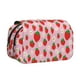 thumbnail image 1 of Disketp Hand Drawn Strawberry Estuche de Lápices de Doble Capa con Tapa Abatible y Cremallera, Organizador Escolar para Adolescentes y Adultos, 1 of 7