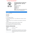 thumbnail image 2 of Front Brake Pad Rotor and Caliper Set - Compatible with 2001 - 2007 Ford Taurus 2002 2003 2004 2005 2006, 2 of 2