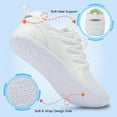 thumbnail image 7 of Barerun Women Men Water Shoes Quick Dry Barefoot Sports Aqua Shoes for Swim Beach Aerobics Surf White, 7 of 7