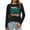 Z15-Black, variant on YUEHUA 100 Days of School Shirt for Women Teacher Graphic Long Sleeve Tshirt School Days Tee Tops