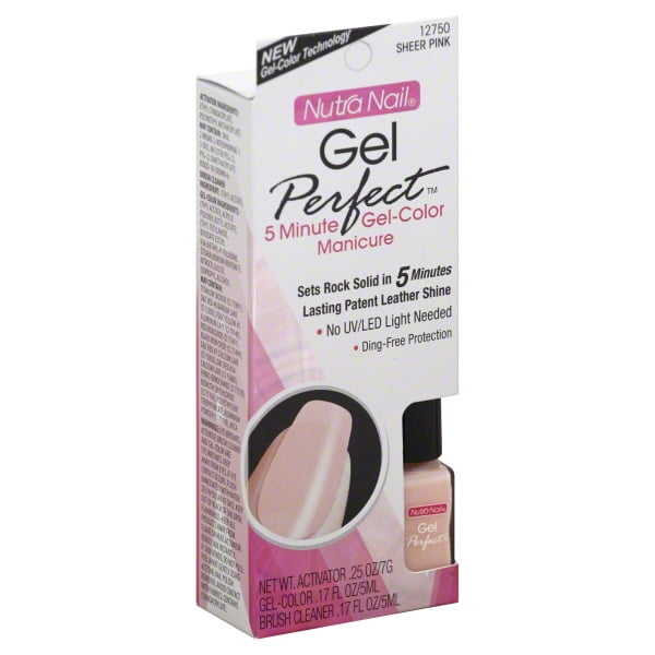 CCA Industries Nutra Nail Gel Perfect 5 Minute GelColor Manicure, 1 ea