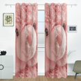 thumbnail image 2 of Pink Cute Bear Black Out Curtains 84 Inch Length for Bedroom Living Room Windows 2 Panels Set, 2 of 6