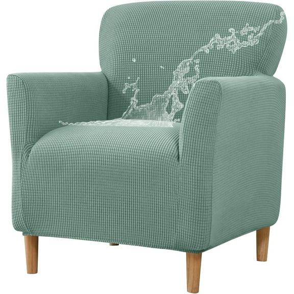 ATJIA Armchair Slipcover with Arms Stretch Chair Covers for Living Room Soft Anti Slip Dog Pet Friendly Furniture Protector