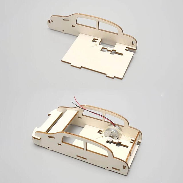 DIY Solar Car Wooden Science Learning and physical science model car Educational Physics for Kids Teens