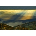 thumbnail image 2 of Rotenberg, Nancy 14x11 White Modern Wood Framed Museum Art Print Titled - NC, Great Smoky Mts God Rays over mountains, 2 of 4