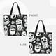 thumbnail image 2 of Easygdp Black White Spooky Ghosts Bolsa Tote para Mujer, Bolso de Hombro para Trabajo, Playa, Viajes, Compras y Supermercado, 2 of 7