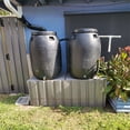 thumbnail image 4 of Rain Barrel Connector,2 Water Rain Barrel Kit 2 Barrel Diverter Water Bucket Kit Outdoor, 4 of 7