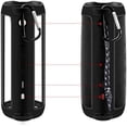 thumbnail image 6 of Silicone Case for JBL FLIP 5 Waterproof Portable Bluetooth Speaker with Shoulder Strap and Carabiner (Black), 6 of 7