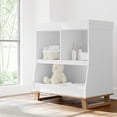 thumbnail image 3 of Storkcraft Modern Convertible Infant Changing Table, White with Vintage Driftwood, 3 of 11