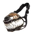 thumbnail image 2 of Dog Muzzle for Halloween,Hilarious Costume with Large Teeth For Halloween Party Cosplay Dogs Pet Lifelike Teeth Mask with Adjustable Straps, 2 of 8