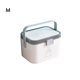 thumbnail image 3 of Advancent Caja de almacenamiento de pastillas ABS, portátil, con mango ergonómico, gran capacidad, y elegante, sellado, a prueba de Almacenamiento y organización del hogar Gris Medio, 3 of 6