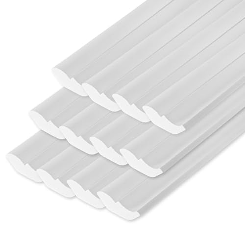 12-Pack White PVC Crown Molding – 1-9/16" x 9/16" x 84" Durable, Waterproof, Non-Yellowing Trim for Ceiling & Wall, Crack-Resistant, Paintable Interior Finish$$Tools & Hardware Other