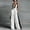 White, variant on Women's Contrast Strap Color Block Jumpsuit – Sleeveless Deep V Neck Wide Leg, Trendy Party Romper White，M