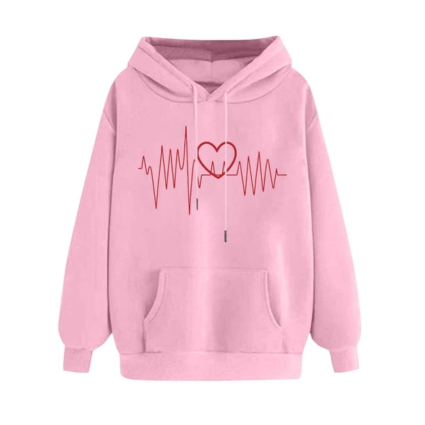 Fuera Del Hombro Manga Larga Tops para las Mujeres Impreso Sudadera con Capucha Cuello Redondo Sudadera Casual, Invierno Cálido Top para el Club de Trabajo Y el Uso Diario