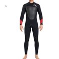 thumbnail image 4 of Naiovety Traje de buceo Snorkeling portátil UPF 50 neopreno impermeable protección colorido kayak traje de neopreno de manga larga Deportes acuáticos hombre negro L Naiovety OD020698-03, 4 of 6