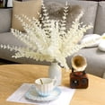 thumbnail image 4 of Tallos de Eucalipto Artificiales Blancos, 36 Piezas Hojas de Ramas de Eucalipto de ImitacióN para Arreglos Florales DecoracióN de Ramo de Boda, 4 of 5