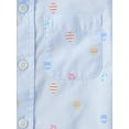 thumbnail image 3 of The Children's Place Toddler Boys Short Sleeve Woven Button Up Shirt, Sizes 2T-5T, 3 of 3