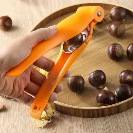 

kitchen gadgets for dad Utility Knife Kitchen Husking Chestnut Opener Sawtooth Sheller Peeling Clip