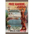 thumbnail image 1 of 24"x36" Gallery Poster, Free Harbor Jubilee poster, Los Angeles & San Pedro, California, 1899, 1 of 1