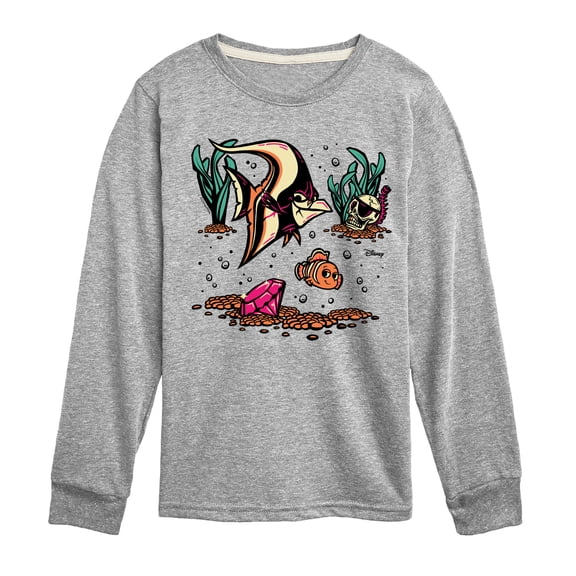 Finding Nemo - Nemo And Gill - Youth Boys Long Sleeve Graphic T-Shirt