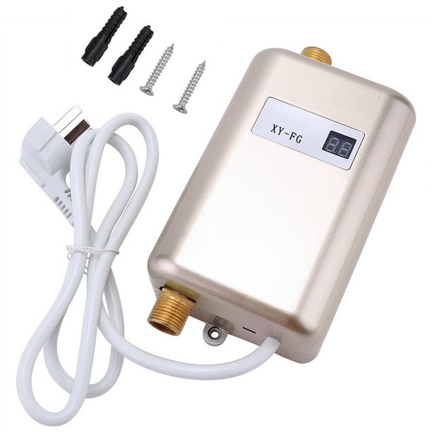Calentador de agua eléctrico instantáneo sin tanque Sincero 220 V 3800 W Dorado