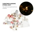 thumbnail image 6 of Gymnture christmas Christmas Bell Garland Lights, 2M 20LEDs Fairy Lights for Home Party, 6 of 10