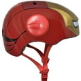 thumbnail image 2 of Bell Marvel Iron Man Bike Helmet, Child 5+ (50 to 54cm), 2 of 7