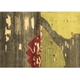 thumbnail image 1 of Ahgly Company Indoor Rectangle Abstract Brown Contemporary Area Rugs, 3' x 5', 1 of 4