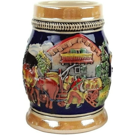 

Oktoberfest German Barley Harvest Collectible Engraved Beer Stein | .7 Liter
