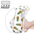 thumbnail image 6 of 40oz Tropical Pineapple Pattern Stainless Steel Flip Straw Tumbler Spill Proof Travel Cup Double Wall Vacuum Insulated Coffee Mug with Top Handle, 6 of 6