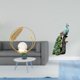 thumbnail image 2 of Estatua de bola de cristal,Estatuas de bolas de cristal para decoración del hogar,escritorio,interior,Figura de escritorio,Estatua de pavo real en estante,escritorio,decoración del, 2 of 8