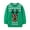 1# Green Reindeer, variant on POPTEM Toddler Girls Christmas Cotton Sweatshirts Santa Print Long Sleeve Pullover Casual Tops for Kids 3T