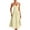 Beige, variant on Womens Corset Dress Elegant Spaghetti Strap Bustier Midi Dress Low Cut Flowy Pleated Hem Formal Dresses Wine S