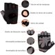 thumbnail image 2 of Guantes Deportivos Mujer y Hombre, Guantes de Fitness y Ciclismo, Diseño Medio Dedo y Transpirable para Levantamiento, Ejercicio Físico o Entrenamiento al Aire Libre Shuxiu Wang  9024719206707, 2 of 5
