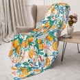 thumbnail image 3 of Disketp Colorful Fruits Cozy Flannel Fleece Throw Blanket: Has a velvety texture for All Seasons - Perfect for Women, Men, & Kids"60"x50", 3 of 6
