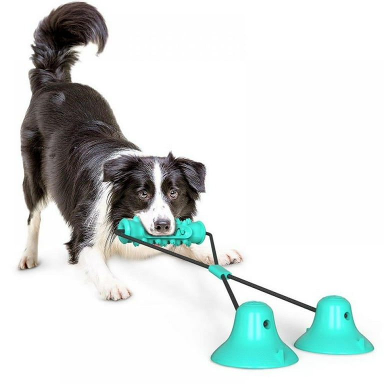 Suction Cup Chew Toys for Dog-Tug of War Dog Toy for Aggressive-Teeth Training  Toys for Small Dogs-Dental Health and IQ-Relieve Pet Anxiety 